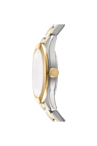 Montre à quartz en acier - Argenté et doré