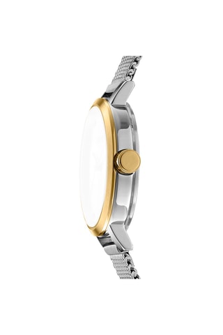 Montre à quartz en acier - Argenté et doré