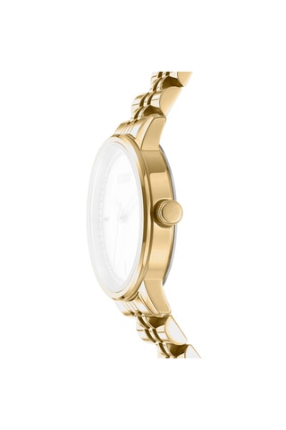 Montre à quartz en acier - Doré et argenté