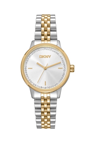 Montre à quartz en acier - Argenté et doré