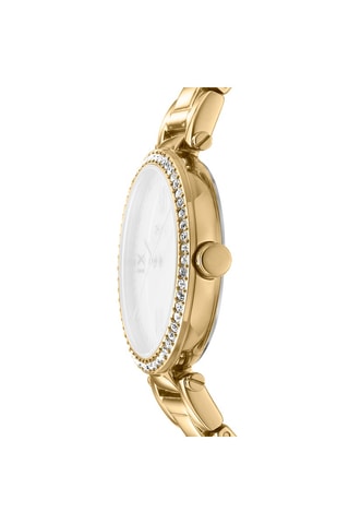 Montre à quartz en acier - Doré et argenté