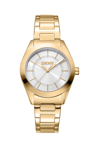 Montre à quartz en acier - Doré et argenté