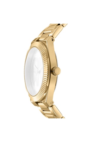 Montre à quartz en acier - Doré et argenté