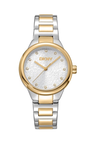 Montre à quartz en acier - Argenté et doré