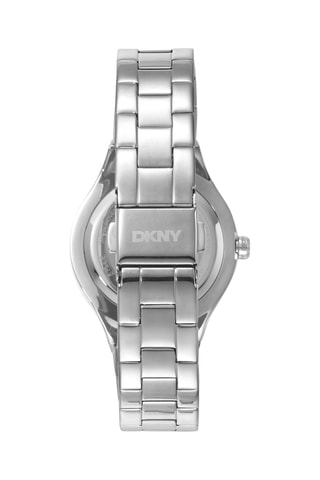 Montre à quartz en acier - Argenté et noir