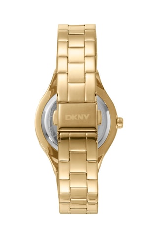 Montre à quartz en acier - Doré