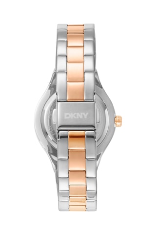 Montre à quartz - Argenté et doré rose