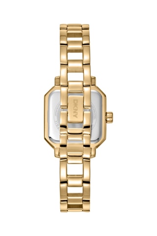 Montre à quartz en acier - Doré et vert