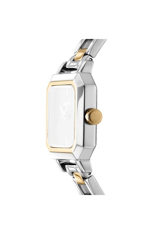 Montre à quartz en acier - Argenté et doré