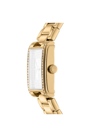 Montre à quartz en acier - Doré