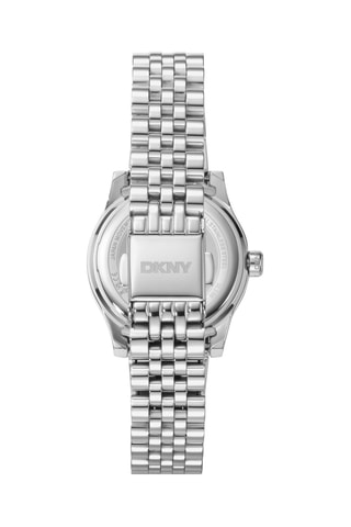 Montre à quartz en acier - Argenté et noir