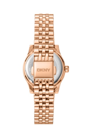 Montre à quartz en acier - Doré rose