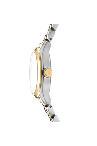 Montre à quartz en acier - Argenté et doré