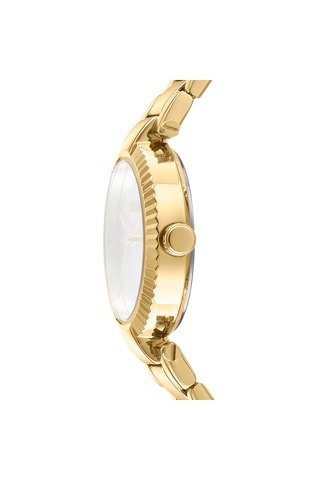Montre à quartz en acier - Doré et argenté