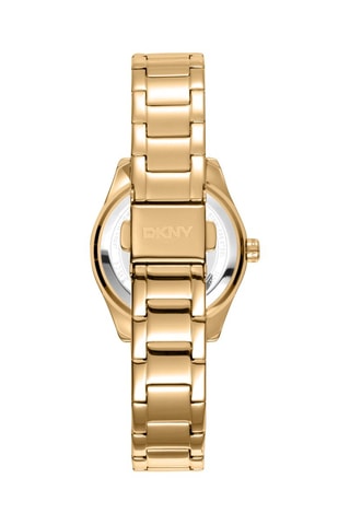 Montre à quartz en acier - Doré