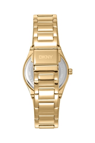 Montre à quartz en acier - Doré