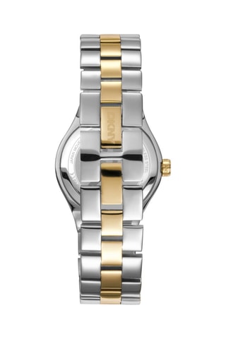 Montre à quartz en acier - Argenté et doré