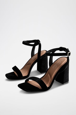 Sandali con tacco - Nero