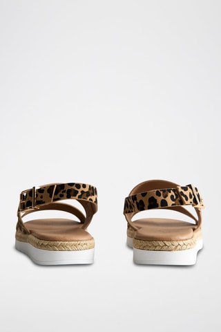 Sandali platform - Beige
