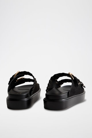 Ciabatte platform - Nero