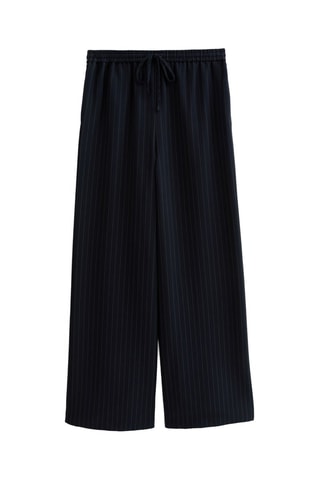Pantaloni wide legs - Navy