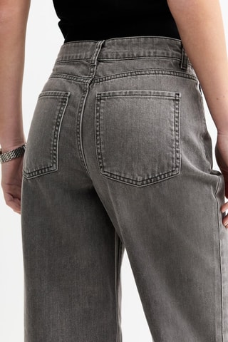 Jeans wide legs - Grigio