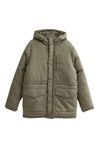 Parka con cappuccio - Kaki