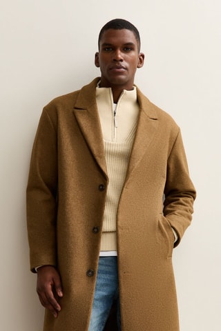 Cappotto relaxed - Cammello