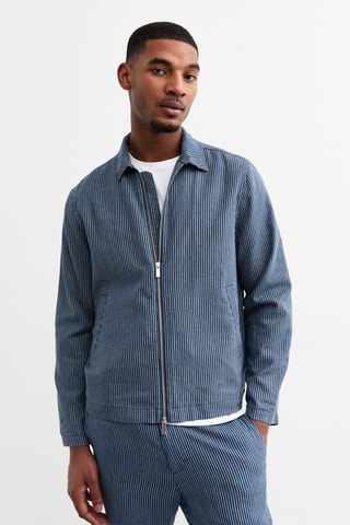 Giacca in lino - Blu scuro