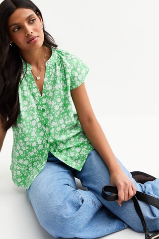 Camicia relaxed - Verde