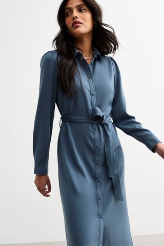 Abito a camicia - Blu scuro