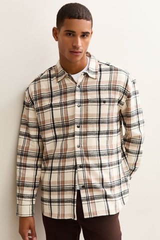 Sovracamicia oversize - Beige