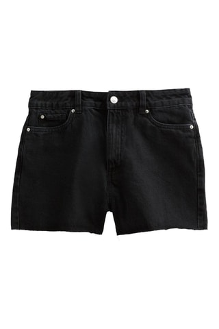 Shorts relaxed in jeans - Nero