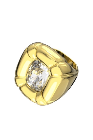 Anillo con cristales Swarovski Dulcis - Chapado en oro amarillo