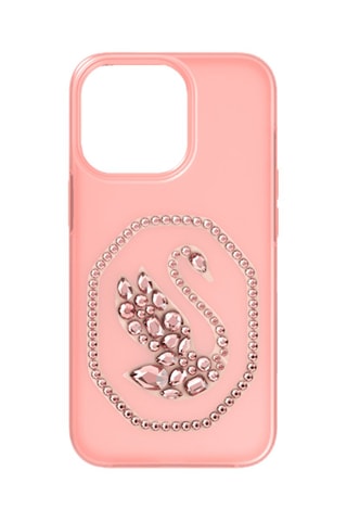 Carcasa iPhone 13 con cristales Swarovski Cygne - Rosa