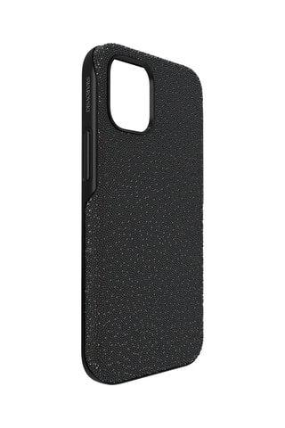Carcasa iPhone 12 Mini con cristales Swarovski High - Negro