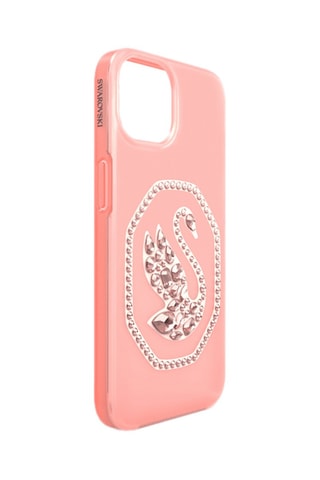 Carcasa iPhone 13 Pro con cristales Swarovski Cygne - Rosa