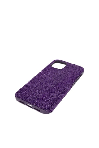 Carcasa iPhone 12/12 Pro con cristales Swarovski High - Violeta