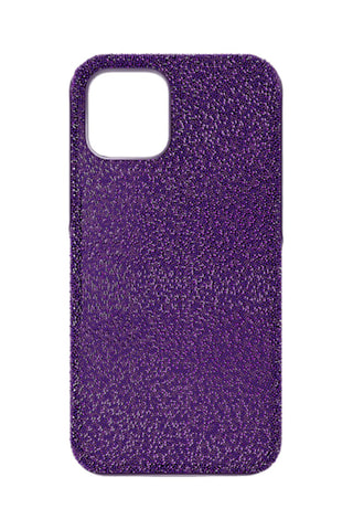 Carcasa iPhone 12/12 Pro con cristales Swarovski High - Violeta