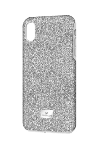 Carcasa iPhone XS Max con cristales Swarovski High - Plateado