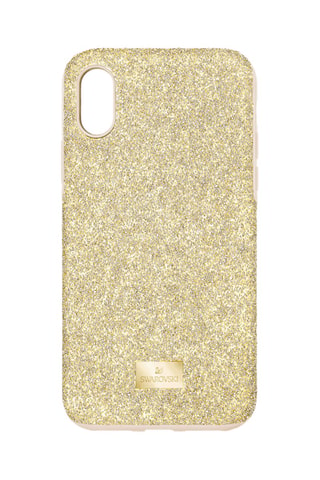 Carcasa iPhone XS Max con cristales Swarovski High - Dorado