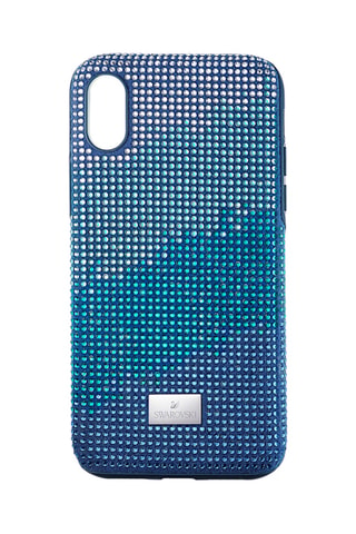 Carcasa para iPhone X/XS Crystalgram - Azul