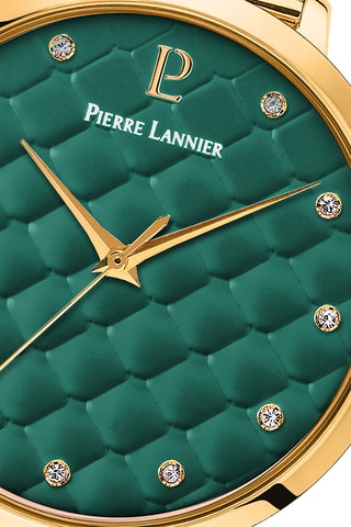 Reloj de cuarzo de acero - Dorado y verde