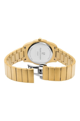 Reloj de cuarzo de acero Candide - Dorado y negro