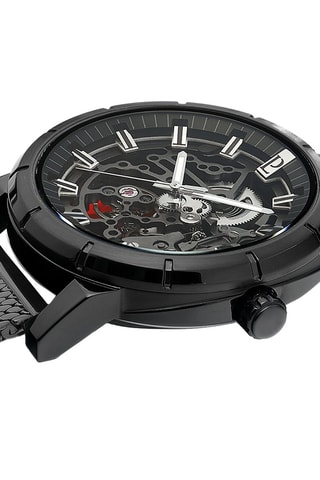 Reloj automático de acero - Negro