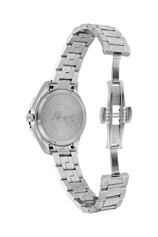 Reloj de cuarzo de acero - Plateado y negro