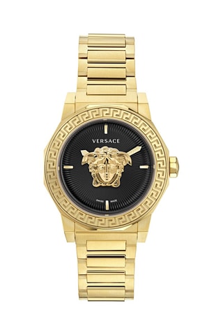Reloj de cuarzo de acero - Dorado y negro