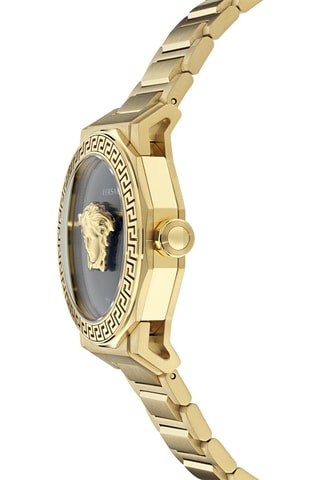 Reloj de cuarzo de acero - Dorado y negro