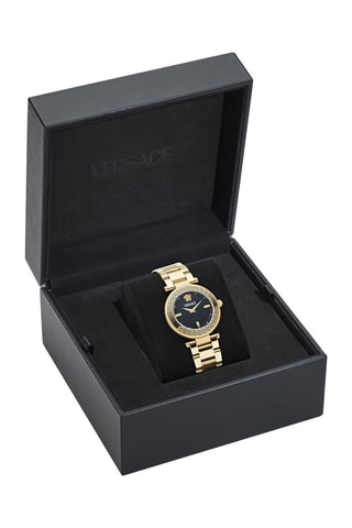 Reloj de cuarzo de acero - Dorado y negro