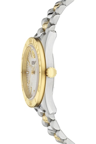 Reloj de cuarzo de acero - Plateado y dorado
